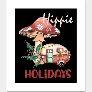 Hippie Holidays Christmas Posters and Art